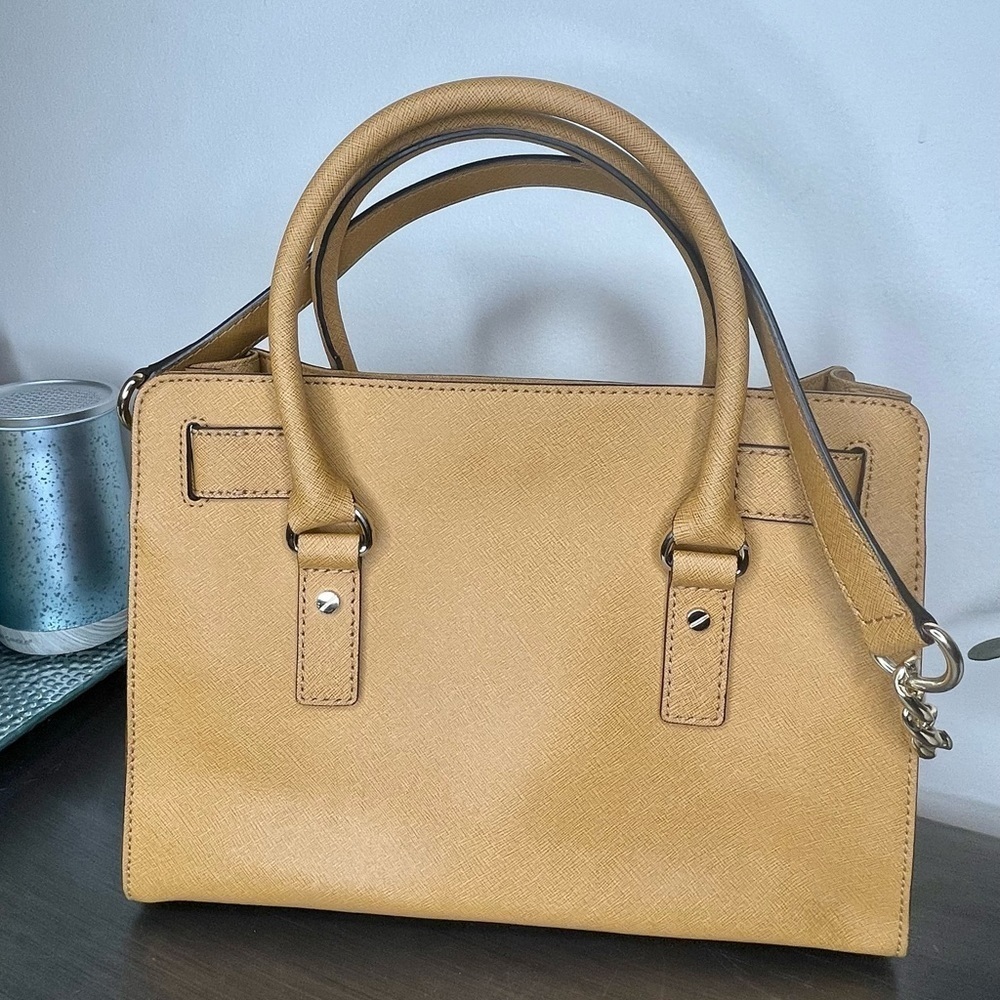 Michael Kors Hamilton Saffiano Leather Satchel - Picture 2 of 15